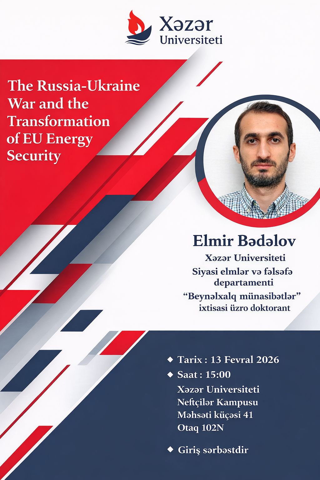 A Scientific Seminar on "The Russia-Ukraine War and the Transformation of EU Energy Security" Will Be Held